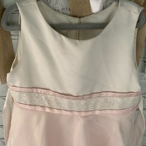 Isabelle and Chloe sz 6X dress ivory and pink